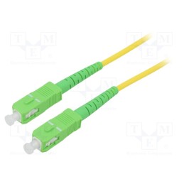 1 pcs x Goobay - 59646 - Fiber patch cord, OS2, SC/APC,both sides, 30m, LSZH, yellow