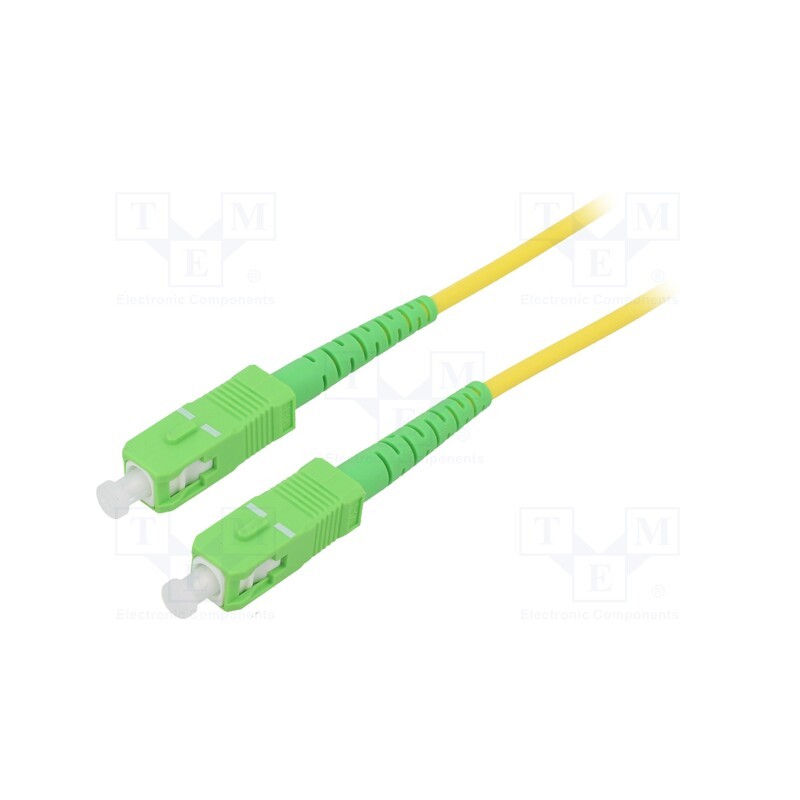 1 pcs x Goobay - 59646 - Fiber patch cord, OS2, SC/APC,both sides, 30m, LSZH, yellow