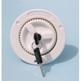 Water inlet 40mm short white fawo