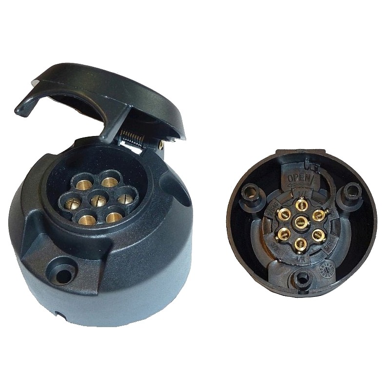 Trailer towbar socket 12v 7 pin