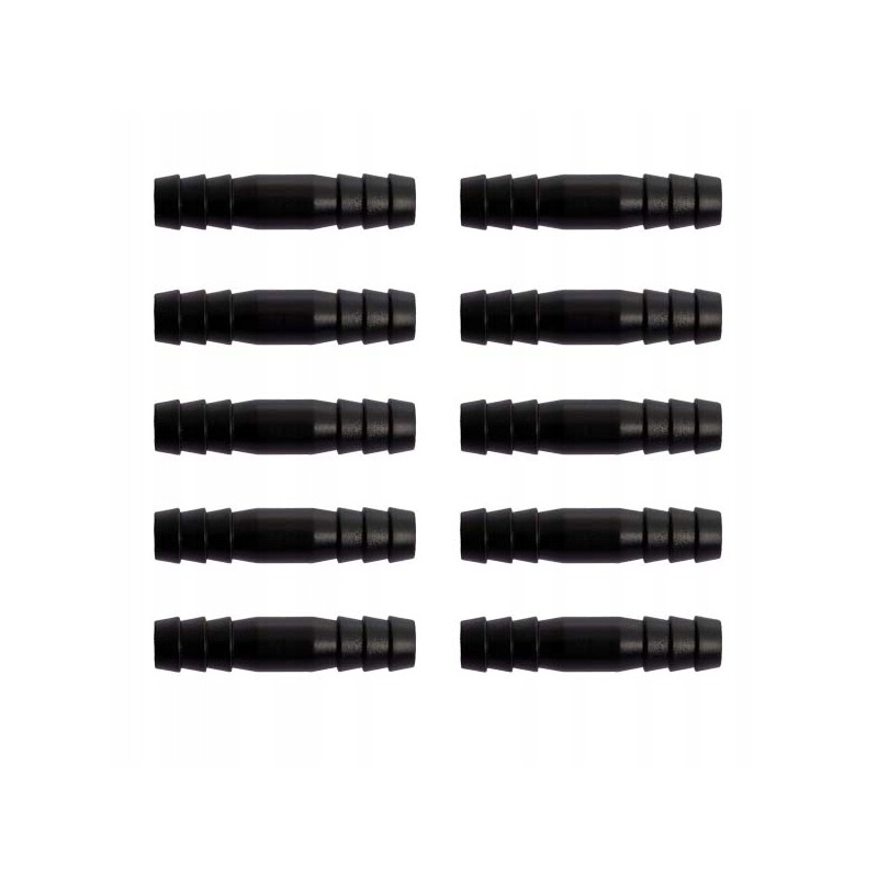Straight connector for 10mm hose, watering system, 10 pcs