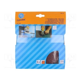 1 pcg x PG PROFESSIONAL - 348 - Sanding plate, Granularity: 36, fiber, Ø180mm, 6pcs.