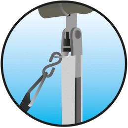 Storm straps for awning, Thule roller blinds, 2x3 m