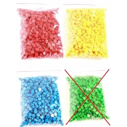 Notox plastic seals, not lead, 1000 pcs