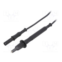 1 pcs x ELECTRO-PJP - 4319-F4-IEC-150-SW - Test lead, 20A, banana plug 4mm,both sides, Urated: 1kV, Len: 1.5m