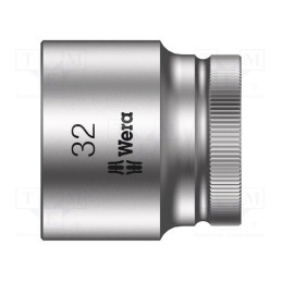 1 pcs x WERA - 5003617001 - Socket, 6-angles,socket spanner, HEX 32mm, 1/2', 42mm, Zyklop