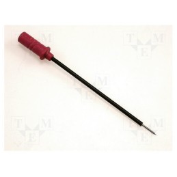 1 pcs x HIRSCHMANN T&M - MICRO-PRUEF MPS 2 0,64 FT RT - Probe tip, 60V, red, Tip diameter: 0.75mm, Socket size: 0.64mm