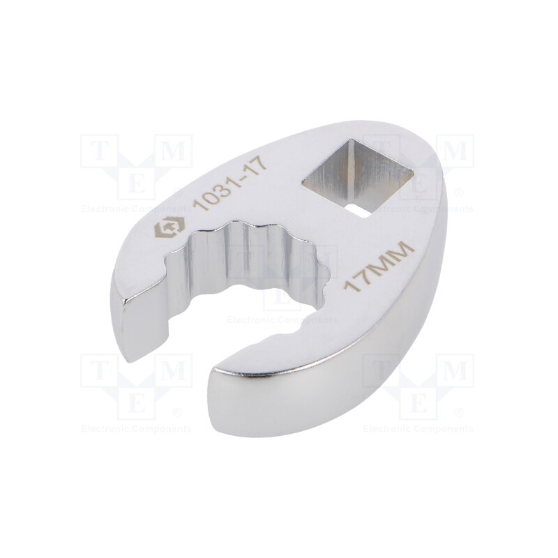 1 pcs x KING TONY - 1031-17R - Wrench, 12-angles,side,crowfoot,spanner,special, 17mm, L: 45.6mm