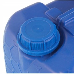 Water bank container with tap, 10l, blue