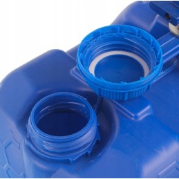 Water bank container with tap, 10l, blue