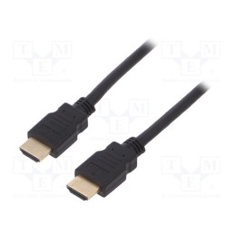 1 pcs x Goobay - 41084 - Cable, HDCP 2.2,HDMI 2.1, HDMI plug,both sides, PVC, 2m, black