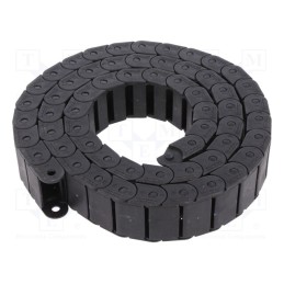 1 pcs x BREVETTI - SR20025040 - Cable chain, LIGHT, Bend.rad: 40mm, L: 1003mm, non-openable frames