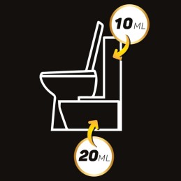 Fluid for the tourist toilet and gray water tank camper toilet 1l