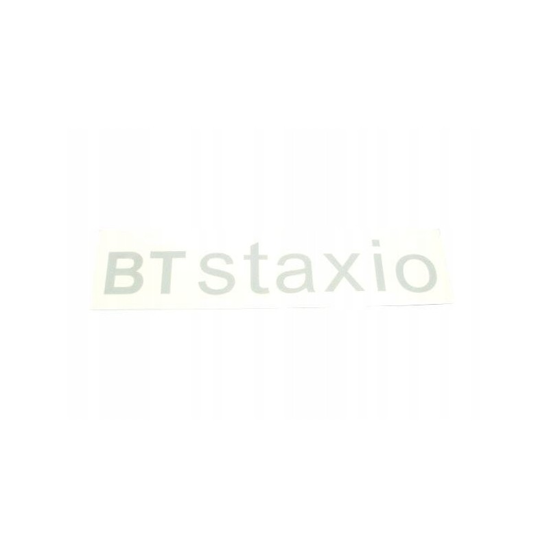 Sticker inscription bt staxio e0051630