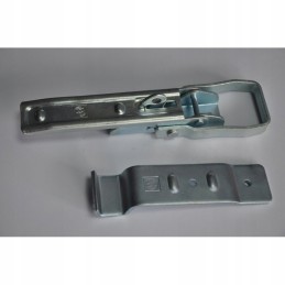 Reinforced side closure with flatbed clasp