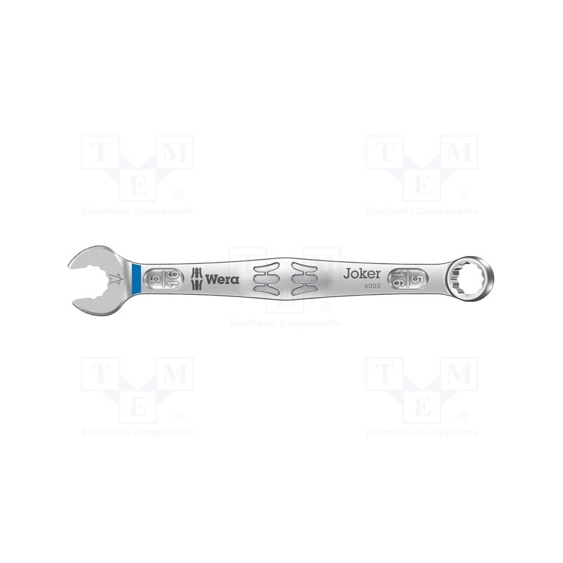 1 pcs x WERA - 5020211001 - Wrench, inch,combination spanner, steel, Joker 6003, 115mm, 5/16'
