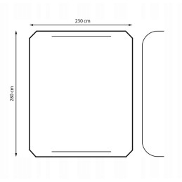Inflatable tent on the back of a cruiser air suv euro trail bus