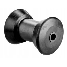 Keel roller with 100 black rubber bush