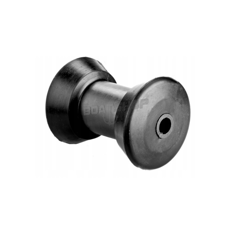 Keel roller with 100 black rubber bush