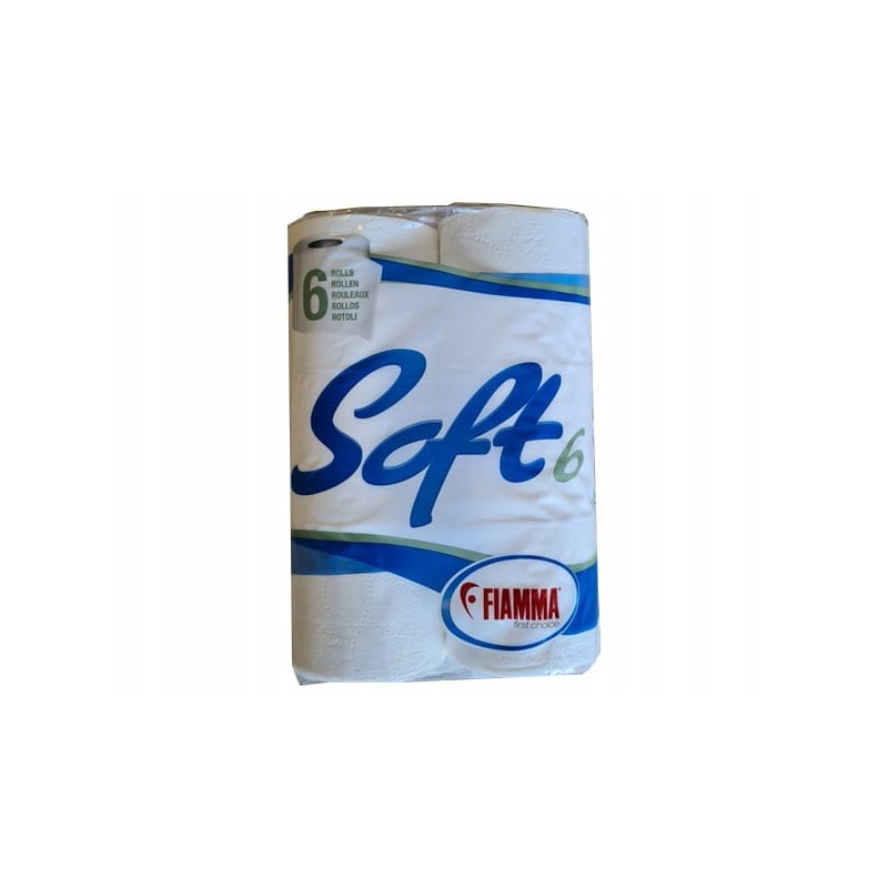 Fiamma soft toilet paper 6 rolls, special for trailers, turismus store