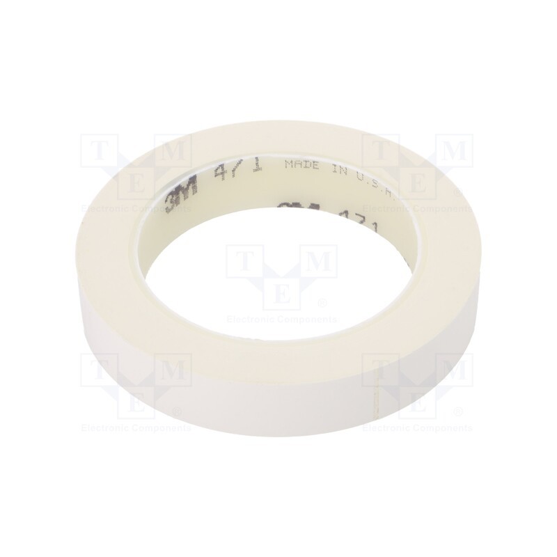 1 pcs x 3M - 471-19-33/WH - Tape: marking, white, L: 33m, W: 19mm, Thk: 0.13mm, 2.5N/cm, 130%
