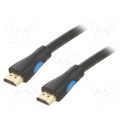 1 pcs x VENTION - AAOBK - Cable, HDMI 1.4, HDMI plug,both sides, PVC, Len: 8m, black, 28AWG