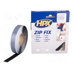1 rol x HPX - Z2005H - Tape: hook and loop, W: 20mm, L: 5m, Thk: 2.1mm, synthetic rubber