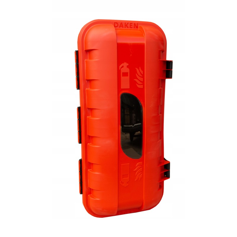 Box container cabinet for fire extinguishers 6kg daken adr
