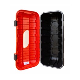Box container cabinet for fire extinguishers 6kg daken adr