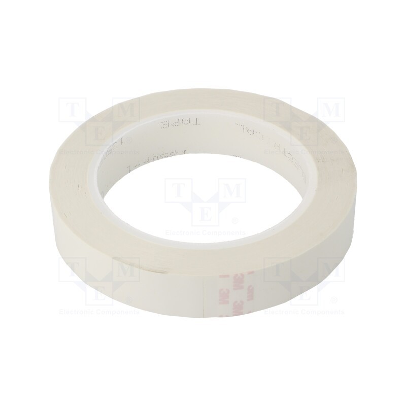 1 rol x 3M - 3M 1350F-1 19MM 66M BIAŁA - Tape: electrical insulating, W: 19mm, L: 66m, Thk: 63um, white, 100%