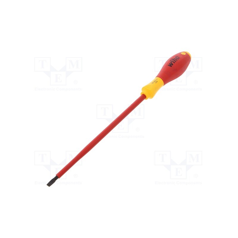 1 pcs x WIHA - 825 - Screwdriver, insulated, slot, 4,5x1,0mm, Blade length: 175mm