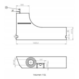 Water tank Ducato Boxer Transit Sprinter Master 112l Aplast