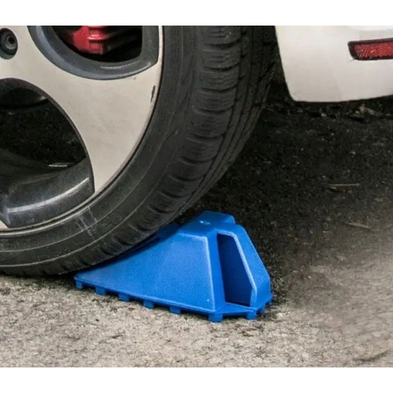 Trailer wheel chock stopper 3 5 t black