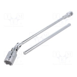 1 pcs x PG TOOLS - PGT208 - Wrench, socket spanner,with joint, HEX 19mm, Kind of handle: T