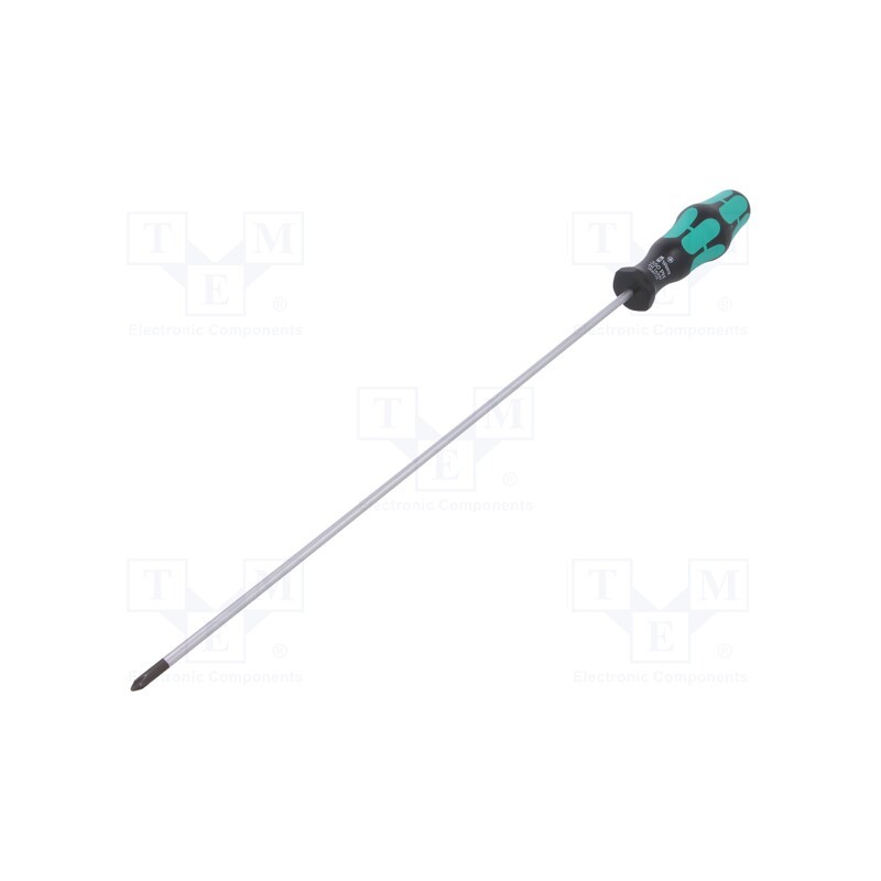 1 pcs x WERA - 5008715001 - Screwdriver, Phillips, PH1, Kraftform Plus-300
