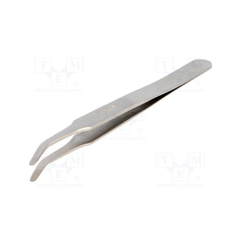 1 pcs x BERNSTEIN - 5-061 - Tweezers, 115mm, SMD, Blade tip shape: round, 16g