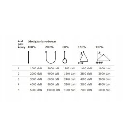Belt sling 1t 2m rope off road belt zmota 1a