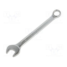 1 pcs x KING TONY - 1060-21 - Wrench, combination spanner, 21mm, Chrom-vanadium steel, L: 255mm