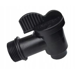 Faucet tap for water tank, black