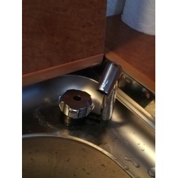 Novo super cold gray chrome comet faucet
