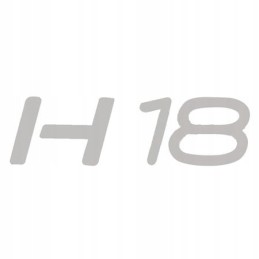 Sticker inscription h18 0009382404 linde