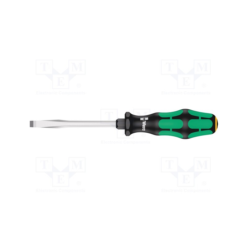 1 pcs x WERA - 5007673001 - Screwdriver, slot, 5,5x1,0mm, Blade length: 100mm