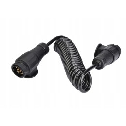 Spiral extension cable trailer plug 13pin extension cable 1 8m