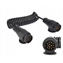 Spiral extension cable trailer plug 13pin extension cable 1 8m