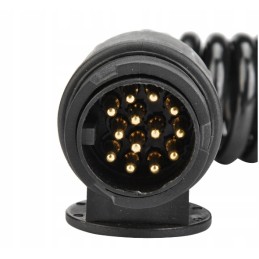 Spiral extension cable trailer plug 13pin extension cable 1 8m