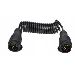 Spiral extension cable trailer plug 13pin extension cable 1 8m