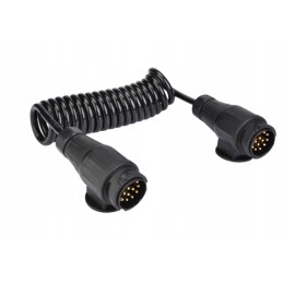 Spiral extension cable trailer plug 13pin extension cable 1 8m