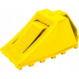 Trailer wheel chock stopper 3 5 t yellow