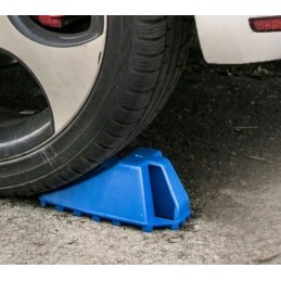 Trailer wheel chock stopper 3 5 t yellow