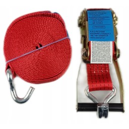 Transport belt with tensioner, securing 10m5t